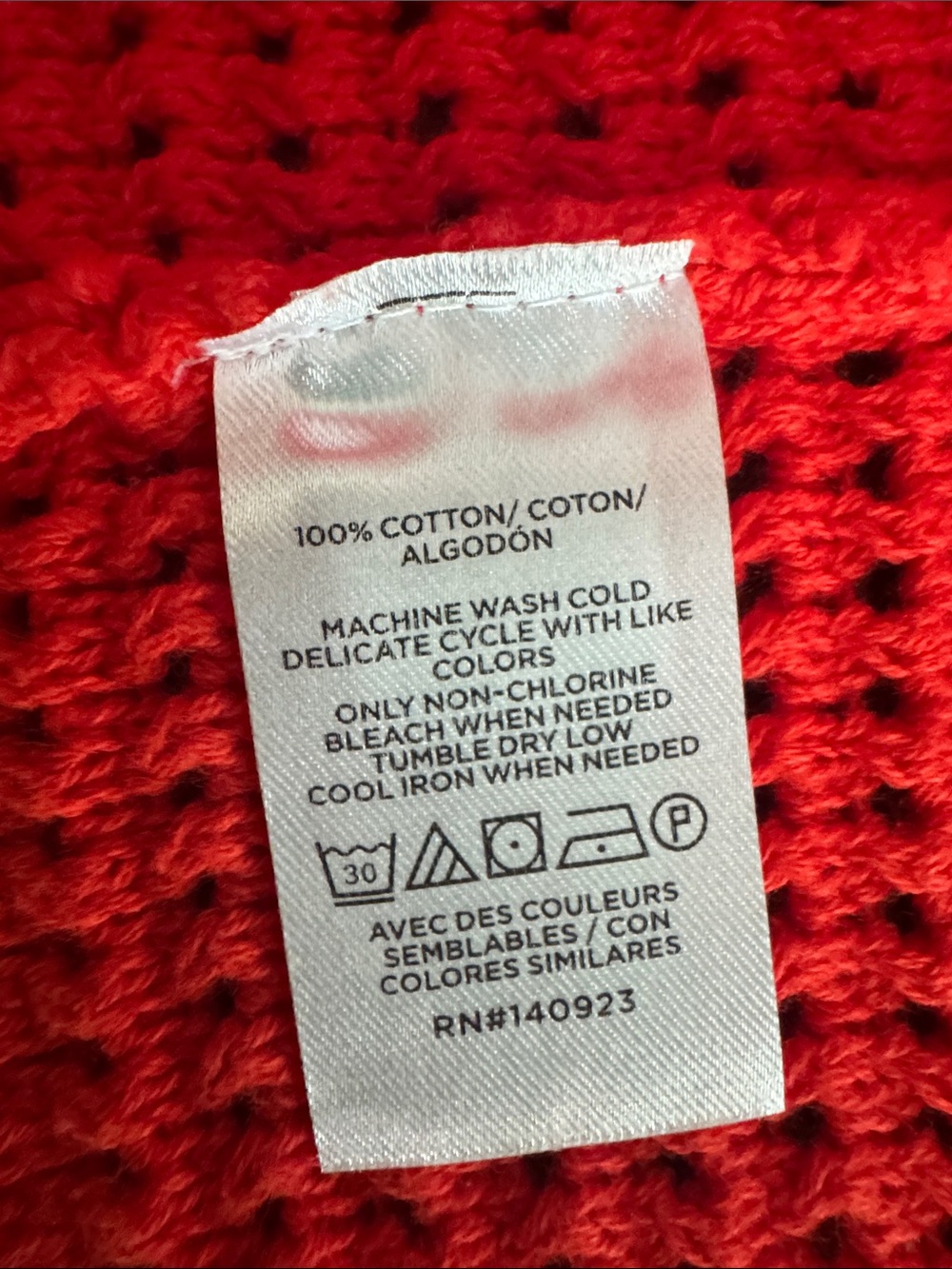 LOFT Red Button-Front Knit Cardigan - Picture 6 of 6